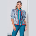 Portofino Muse Puff Sleeve Blouse