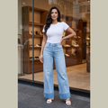Cello The Ava High-Rise Wide Leg Denim