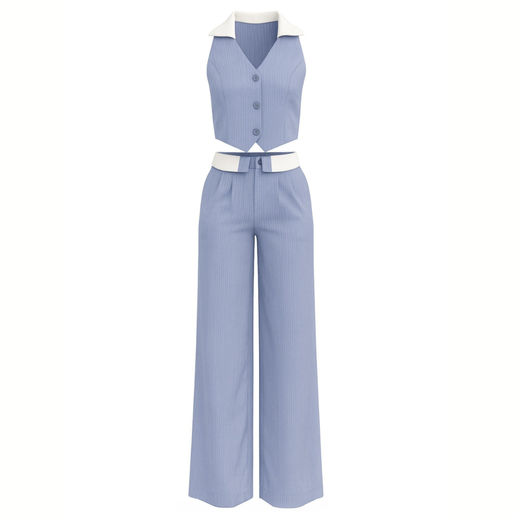 Riviera Pinstripe Set