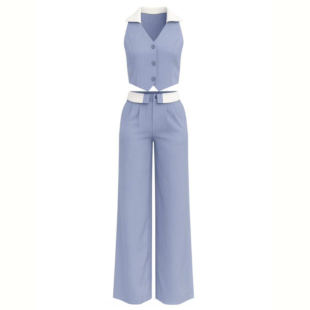Riviera Pinstripe Set