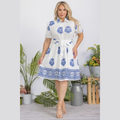 Blue Porcelain Charm Dress