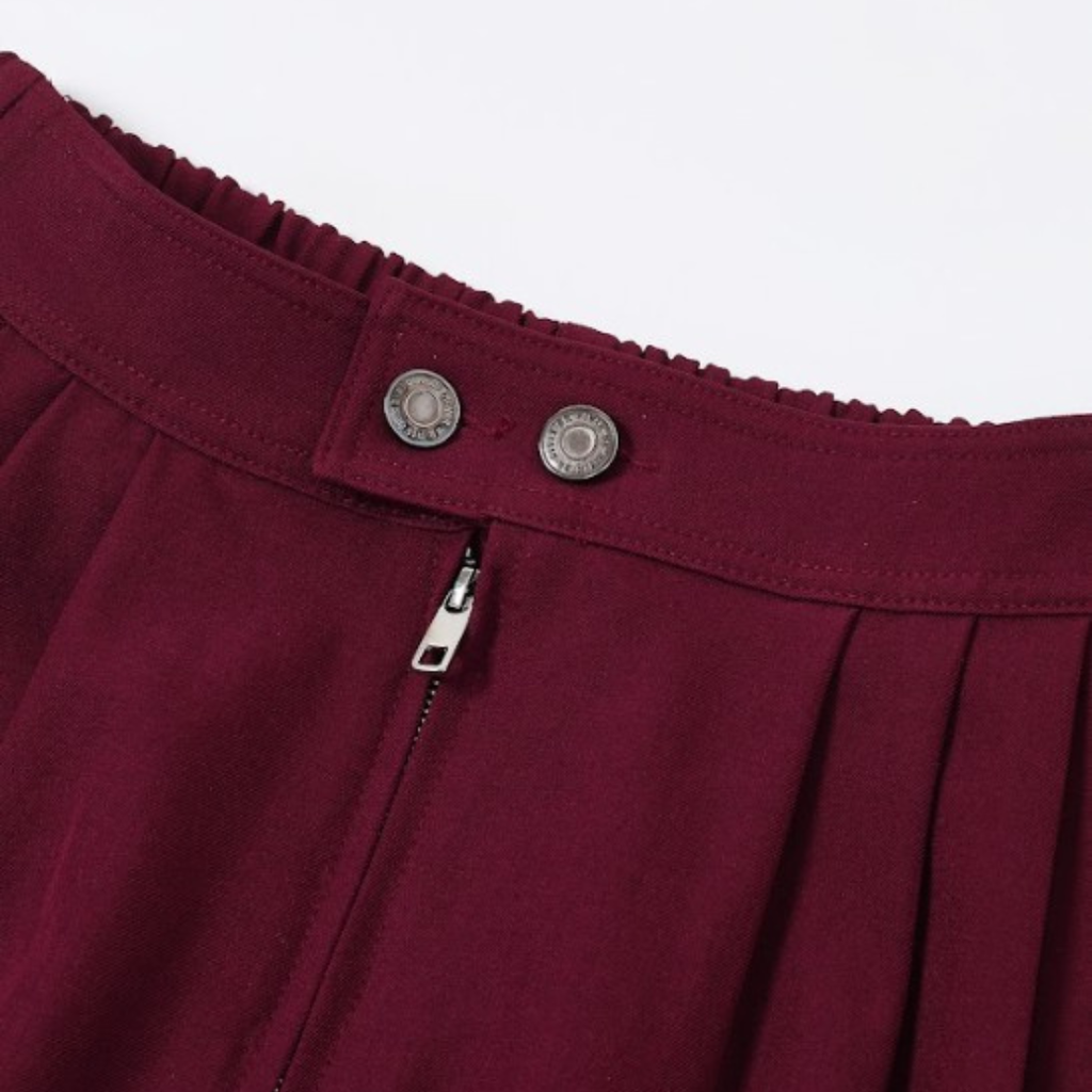 Wine Aladdin Trousers