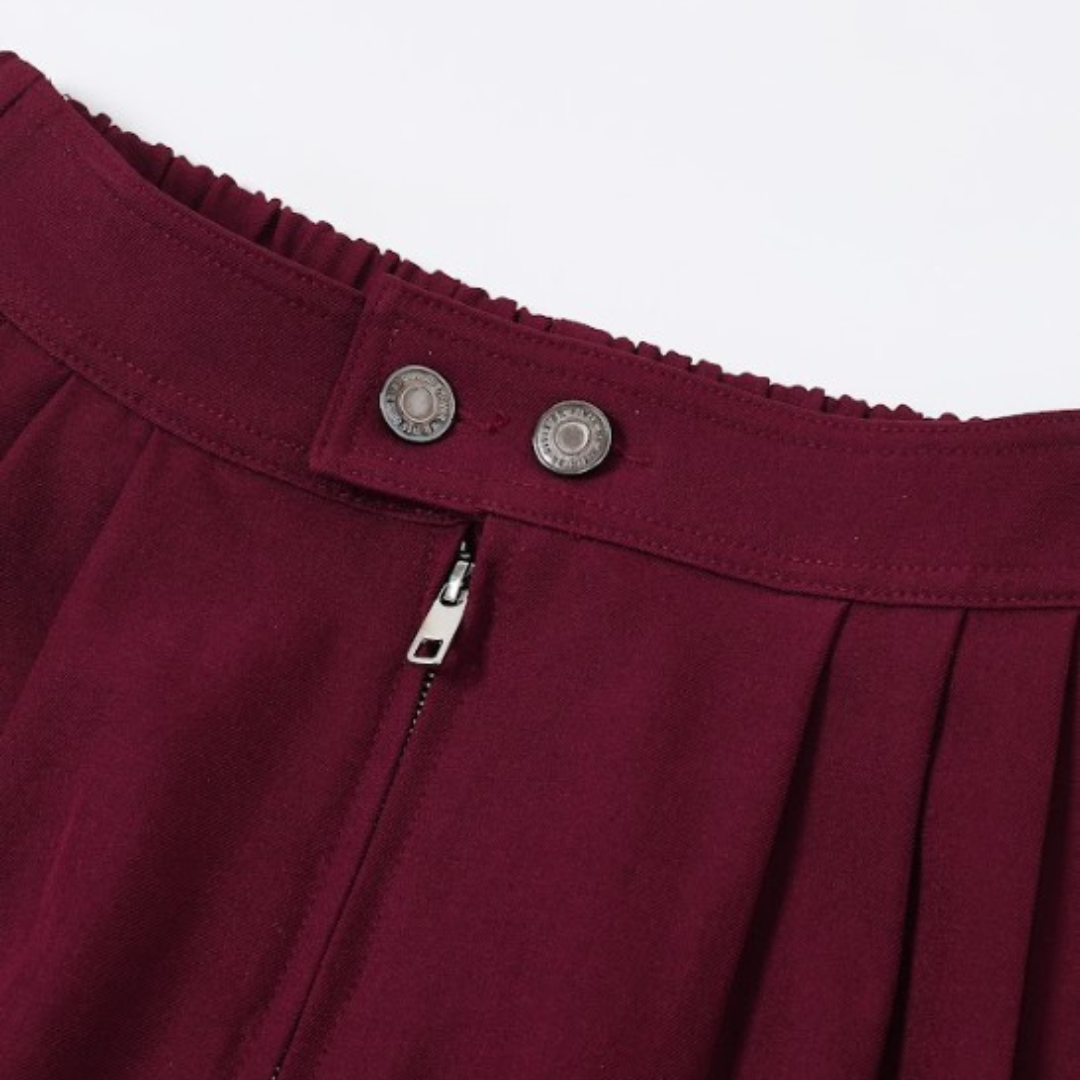 Wine Aladdin Trousers