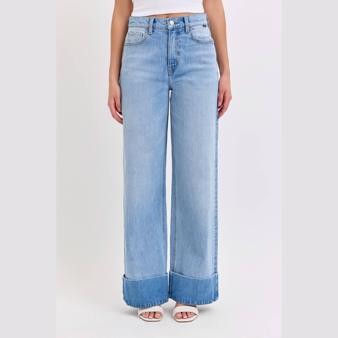 The Ava High-Rise Wide Leg Denim