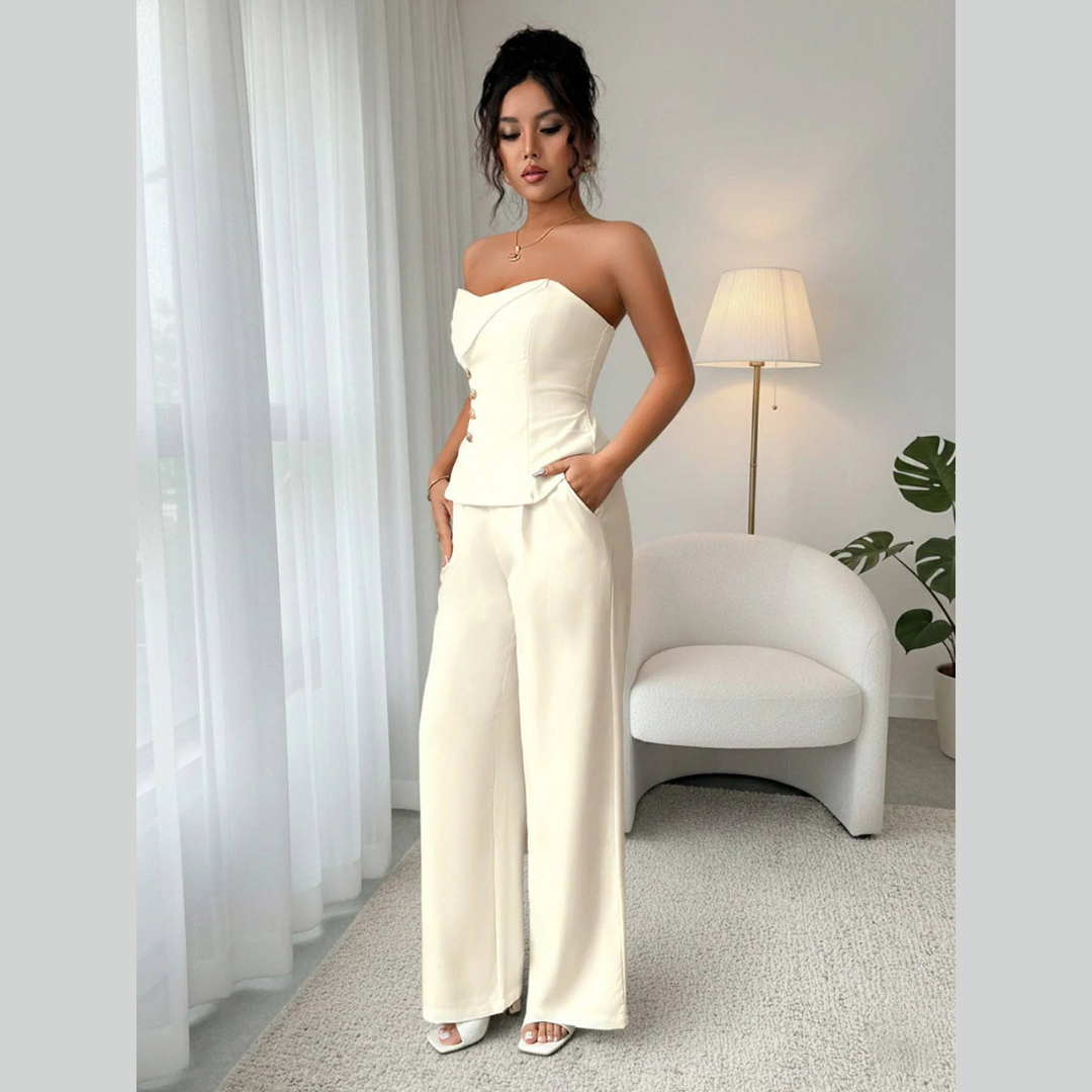 The Ivory Luxe Two-Piece Set