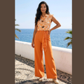 Sunset Linen Like Wide Leg Pants