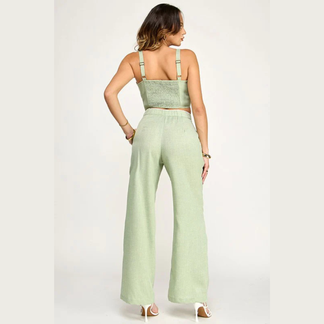 The Capri Linen-Look Two-Piece Set