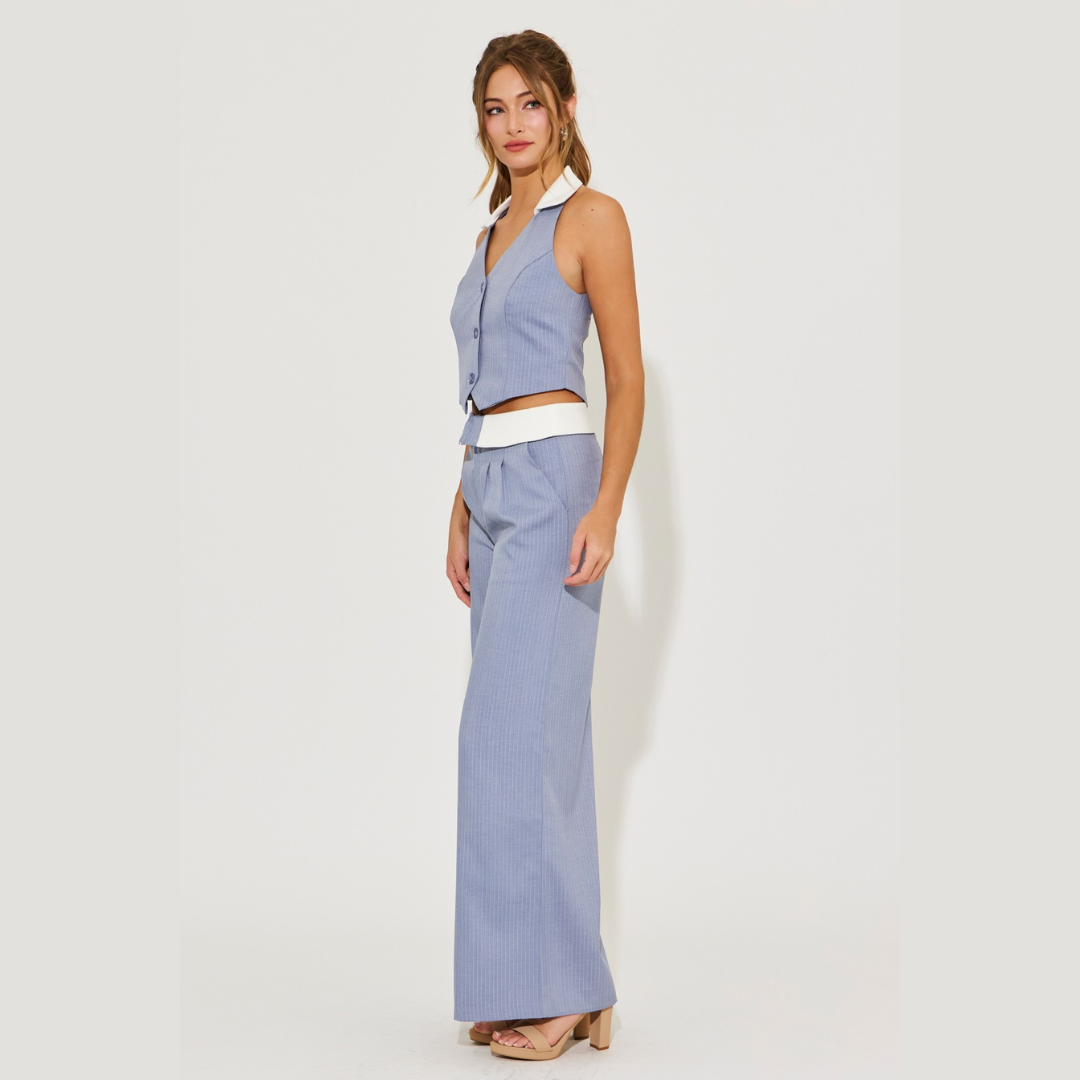 Riviera Pinstripe Set