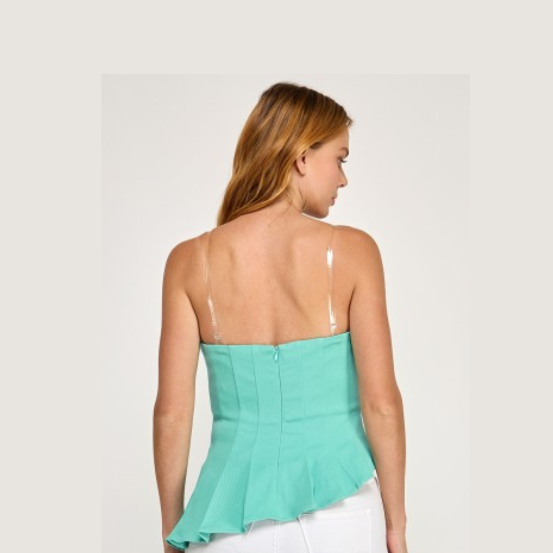 Coral Luxe Sculpt Tube Top
