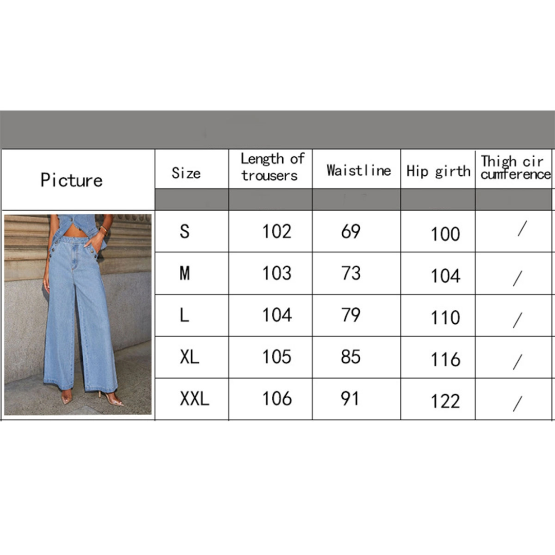 City Chic Denim Vest Set