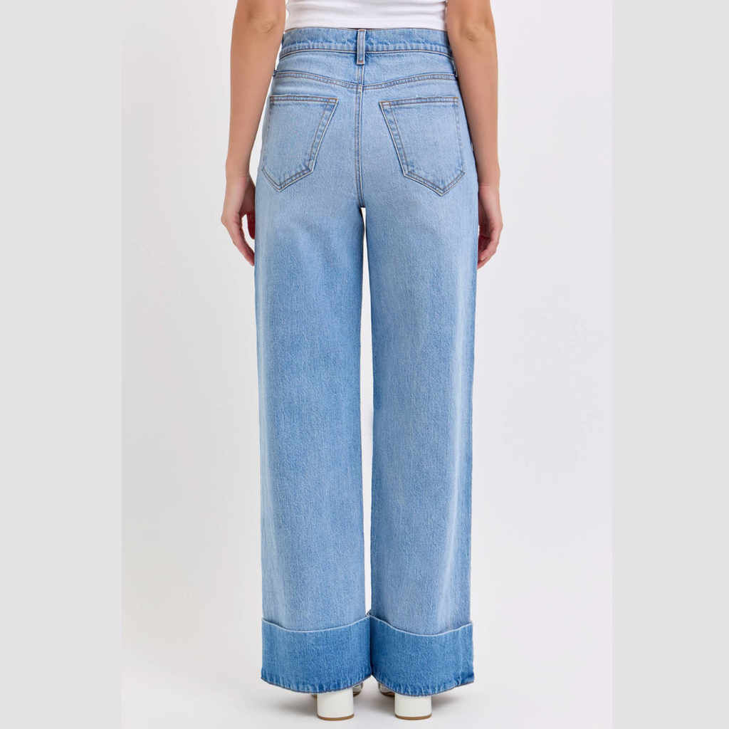The Ava High-Rise Wide Leg Denim