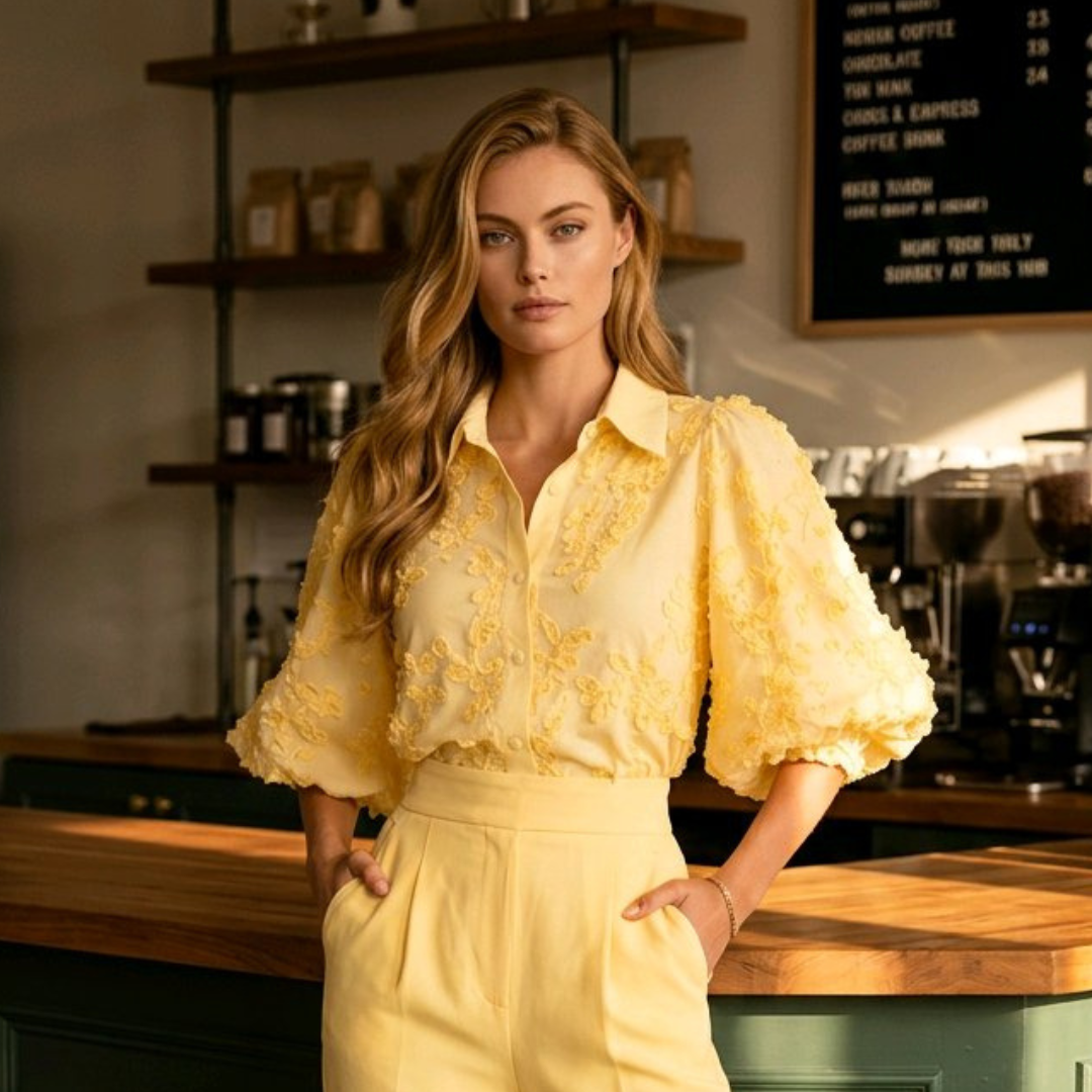 Buttercream Bloom Blouse