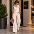 Ivory Denim Chic Set