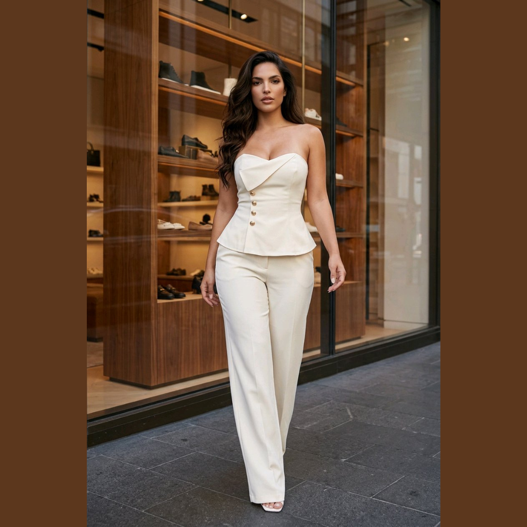 The Ivory Luxe Two-Piece Set